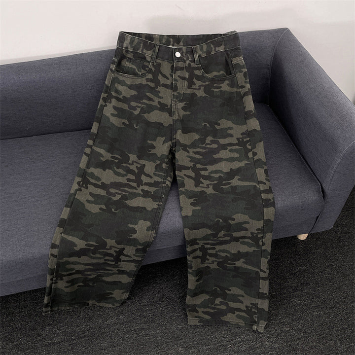 Damen Modische Camouflage Cargo-Hose Echoarchiv