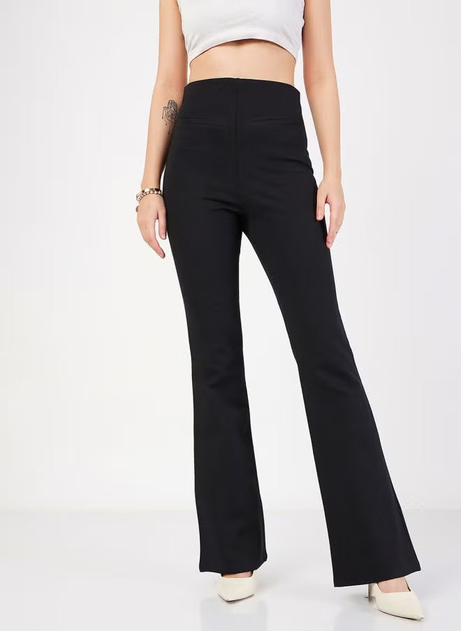 Damen Hoch geschnittene Bootcut-Hose Echo Archiv