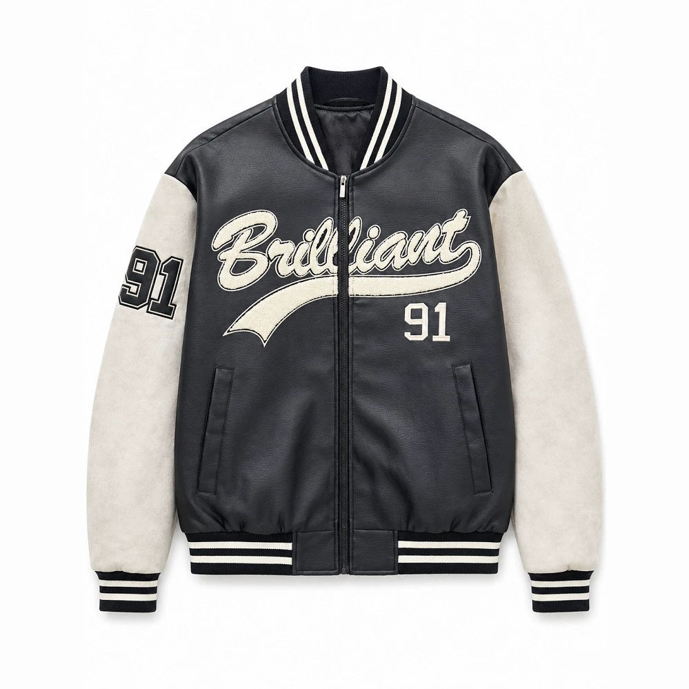 Herren Modische Bomberjacke mit sportlichem Schnitt Echo Archiv