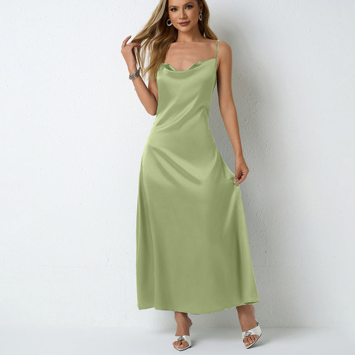 Damen Elegantes Maxikleid mit schicker Neckholder-Optik Echo Archiv