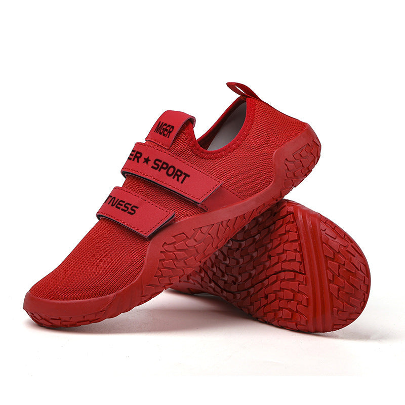Damen nan atmungsaktive Klett-Sneaker mit flexibler rutschfester Gummisohle Echo Archiv