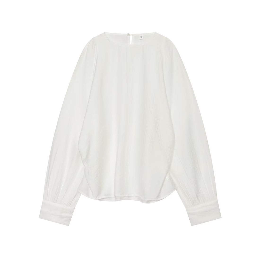 Damen Oversize-Bluse mit Ballonärmeln und Manschetten Echo Archiv