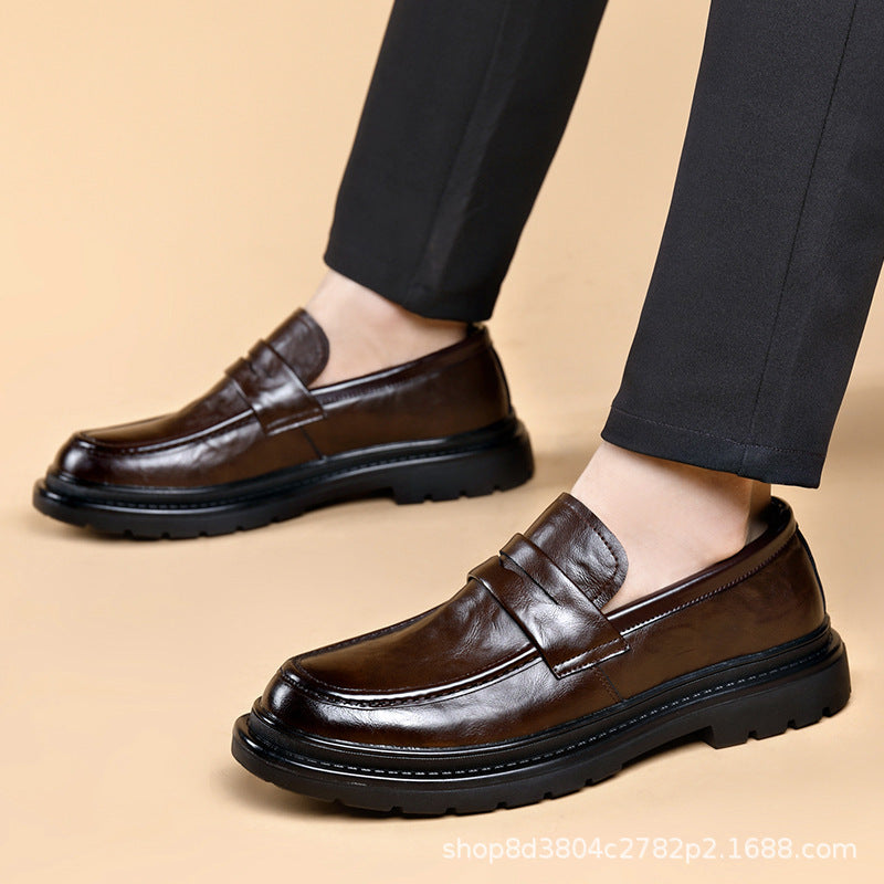 Herren Elegante Leder Mokassins mit rutschfester Sohle und komfortablem Innenfutter – Tavélo