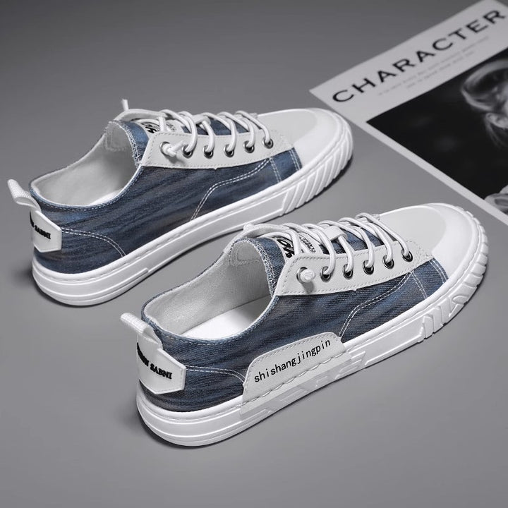 Unisex leichte retro Canvas-Sneaker mit verstärkter Zehenkappe und profilierter Gummisohle – Norré