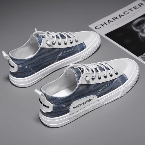 Unisex leichte retro Canvas-Sneaker mit verstärkter Zehenkappe und profilierter Gummisohle – Norré