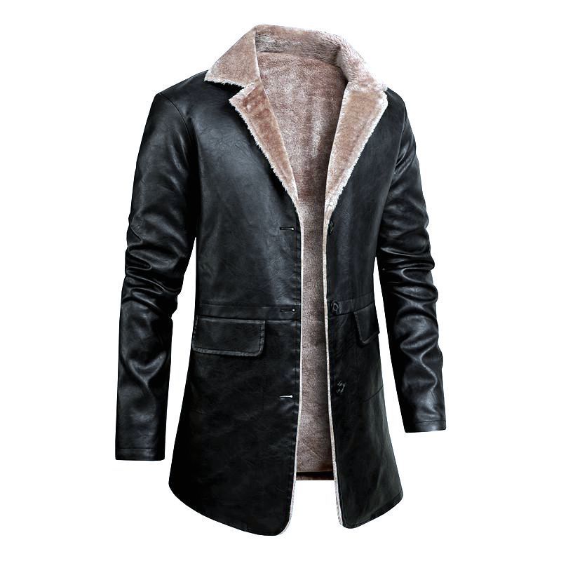 Herren Edle Lammlederjacke mit weichem Innenfutter Echo Archiv