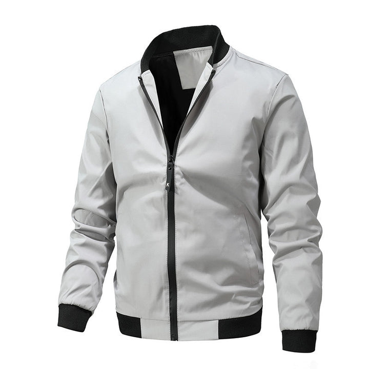 Herren stylische Übergangsjacke mit elastischen Ärmelbündchen und atmungsaktiven Materialien Echoarchiv