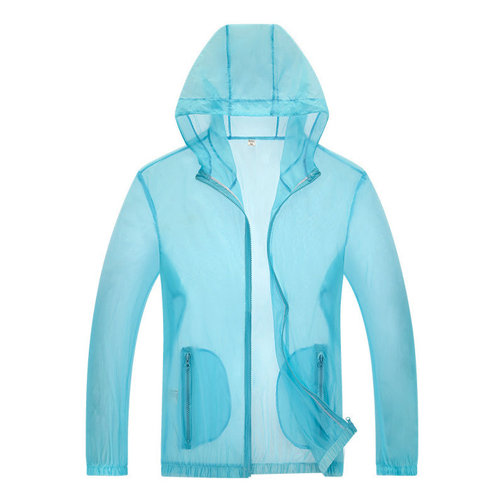 Herren ultraleichte Regenjacke mit verstellbarem Kapuzenbereich und reflektierenden Elementen Echoarchiv