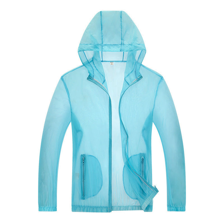 Herren ultraleichte Regenjacke mit verstellbarem Kapuzenbereich und reflektierenden Elementen Echoarchiv