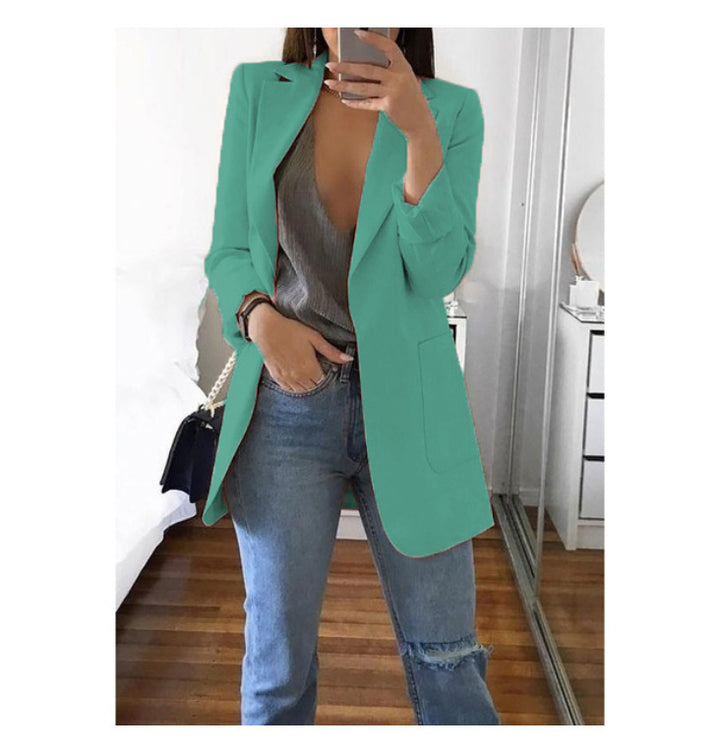Damen eleganter Blazer mit tailliertem Schnitt und praktischen Taschen Echo Archiv