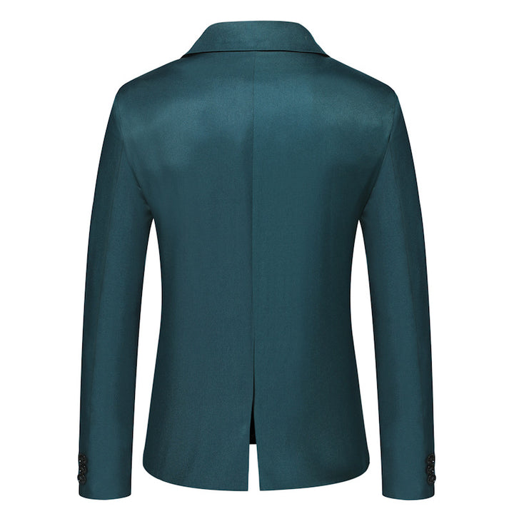 Herren Eleganter Smoking-Blazer mit klassischem Revers und zeitlosem Design Echoarchiv