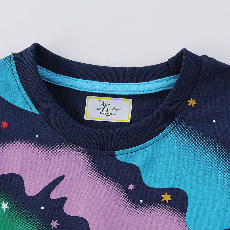 Jungen T-Shirt mit leuchtendem Bärenmotiv Echo Archiv