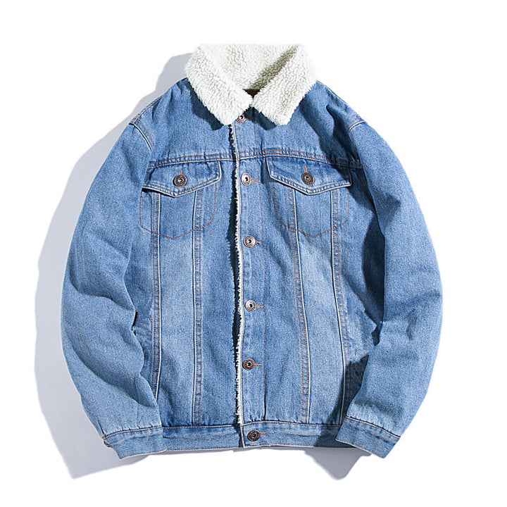 Herren modische Overshirt Jacke mit Fleece-Innenfutter Echoarchiv