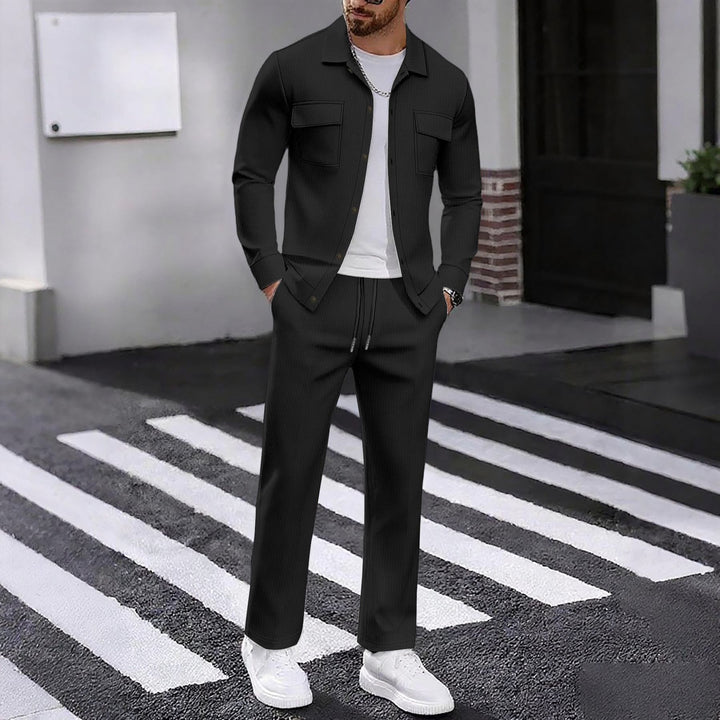 Herren Freizeitjacke und Jogginghose Set Echoarchiv