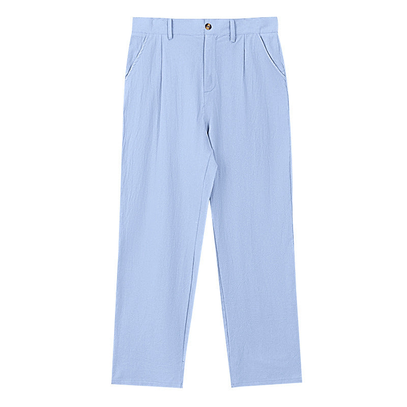 Herren lässige Chino-Hose mit gestepptem Bund und elastischen Einsätzen Echoarchiv