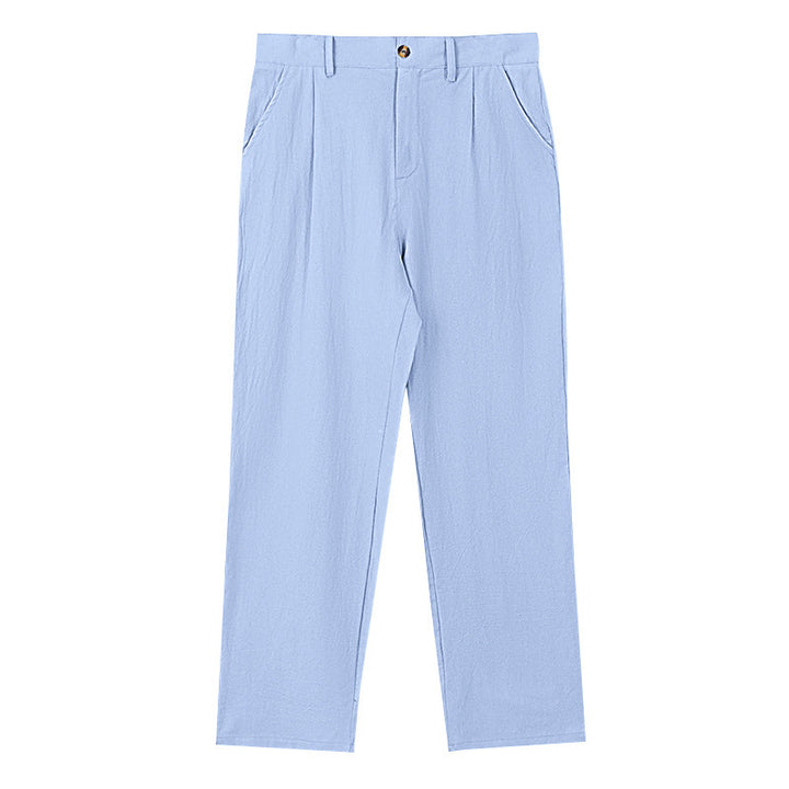 Herren lässige Chino-Hose mit gestepptem Bund und elastischen Einsätzen Echoarchiv