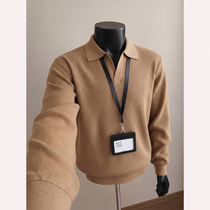 Stylischer Herrenpullover mit V-Ausschnitt Echo Archive