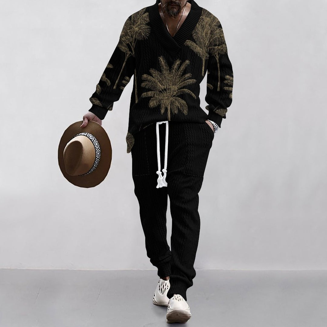 Herren lässiges Freizeitoutfit mit floralem Design und hohem Tragekomfort Echoarchiv