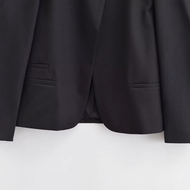 Damen Kurzblazer mit Stehkragen und asymmetrischer Knopfleiste Echo Archiv