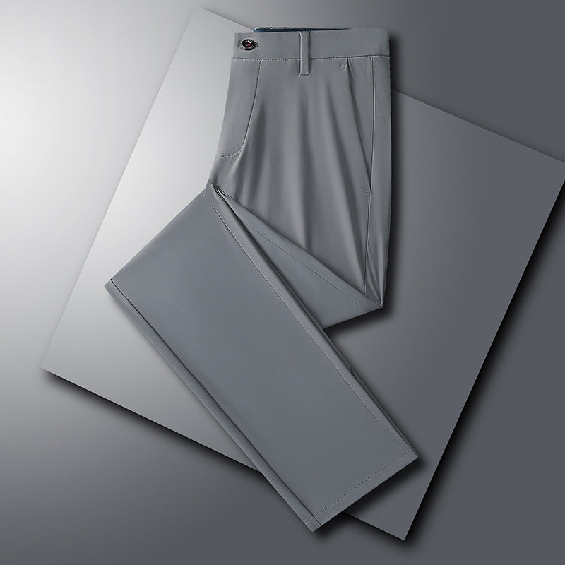 Herren stilvolle Business-Hose mit elastischem Bund und schmalem Schnitt Echoarchiv