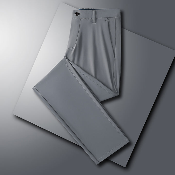 Herren stilvolle Business-Hose mit elastischem Bund und schmalem Schnitt Echoarchiv