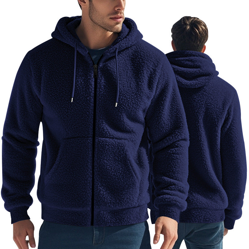 Herren Fleece-Outdoorjacke mit praktischem Reißverschluss Echoarchiv