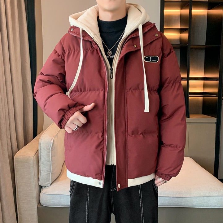 Herren Winterjacke mit Kapuze und dickem Futter Echoarchiv