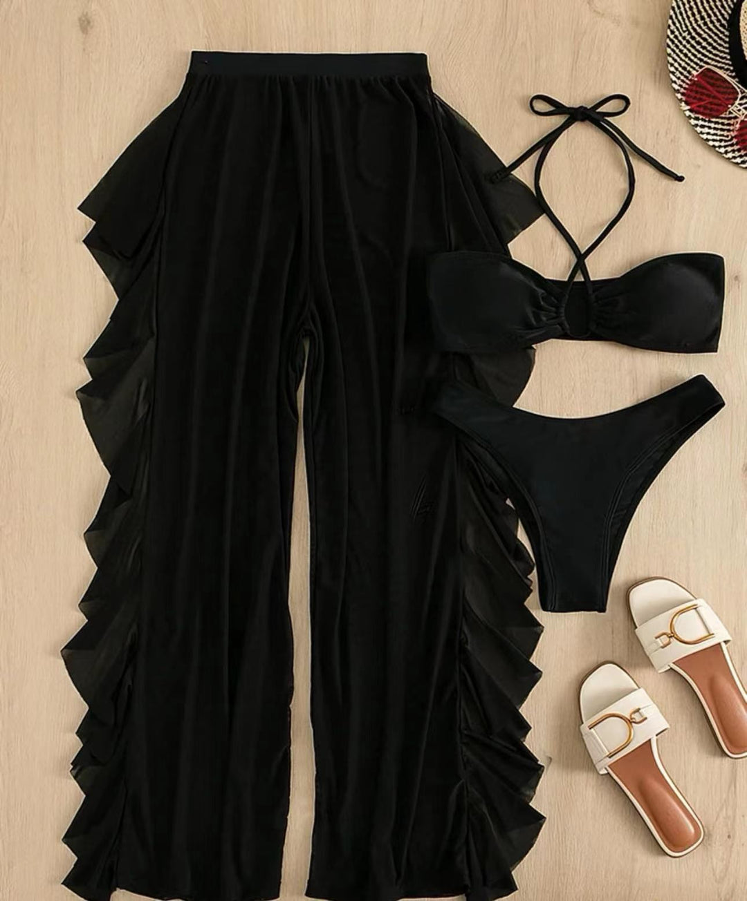 Damen Bikini-Set mit luftiger Rüschenhose Echo Archiv