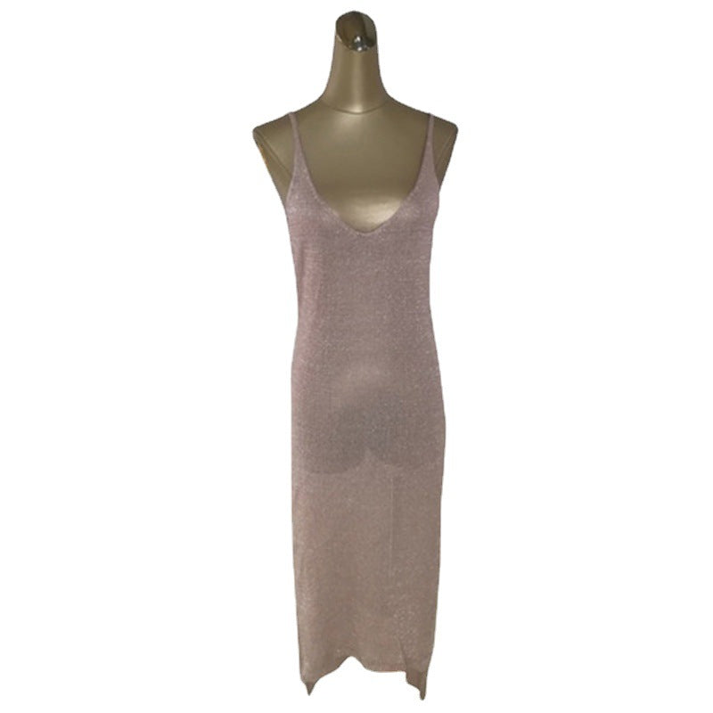 Damen Freizeit Maxikleid mit seitlichem Schlitz Echo Archiv