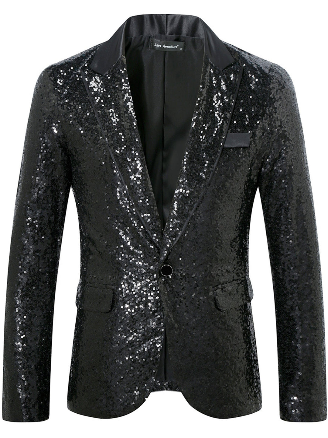 Herren Glamouröser Paillettenblazer Echoarchiv