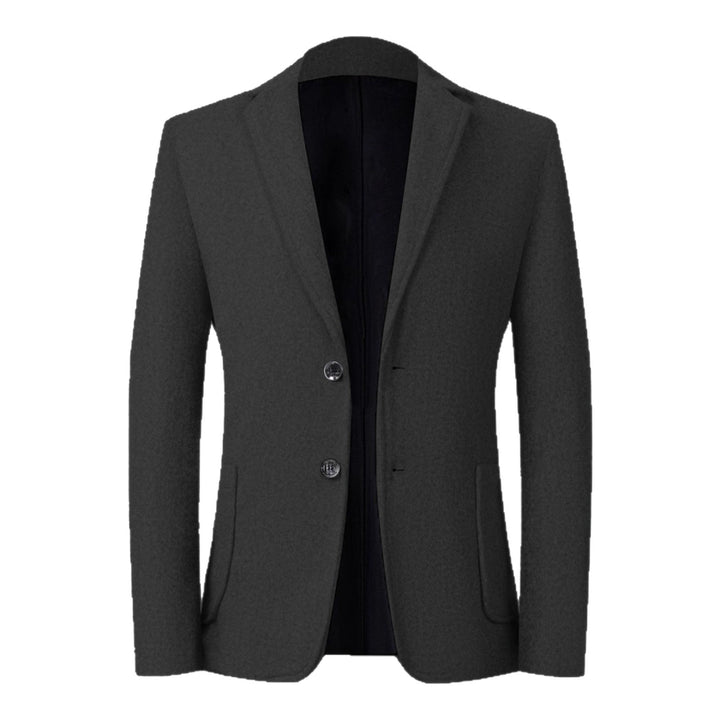 Herren eleganter, strukturierter Anzugblazer Echoarchiv