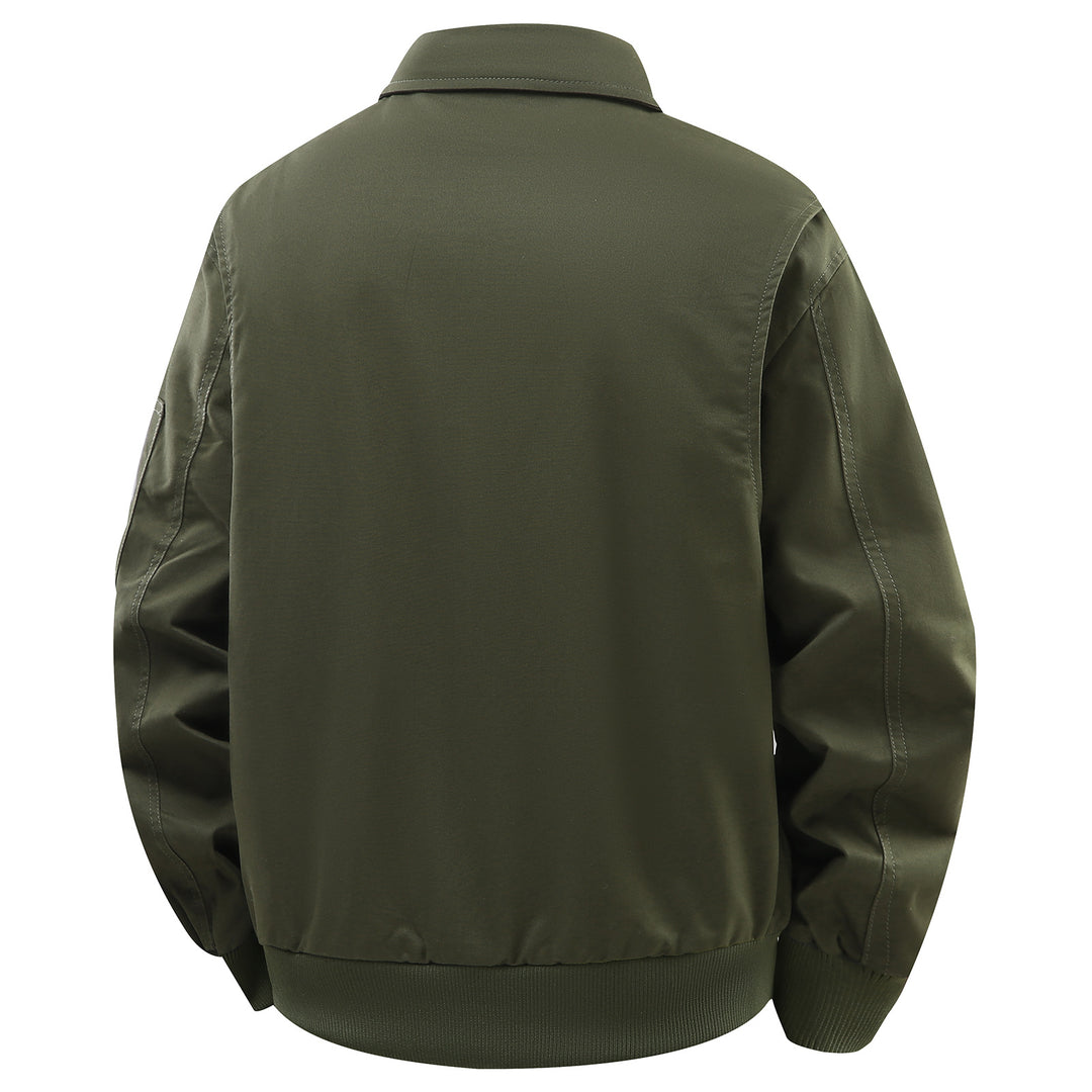 Herren Utility-Jacke mit praktischen Taschen und strapazierfähigem Material Echoarchiv