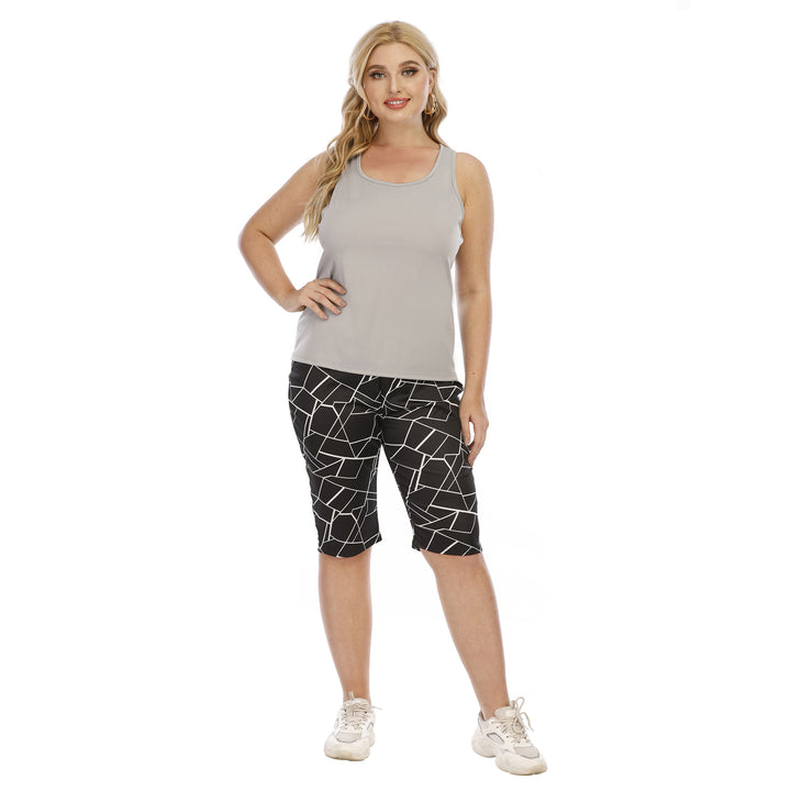 Damen Sportliche Leggings mit geometrischem Muster Echo Archiv