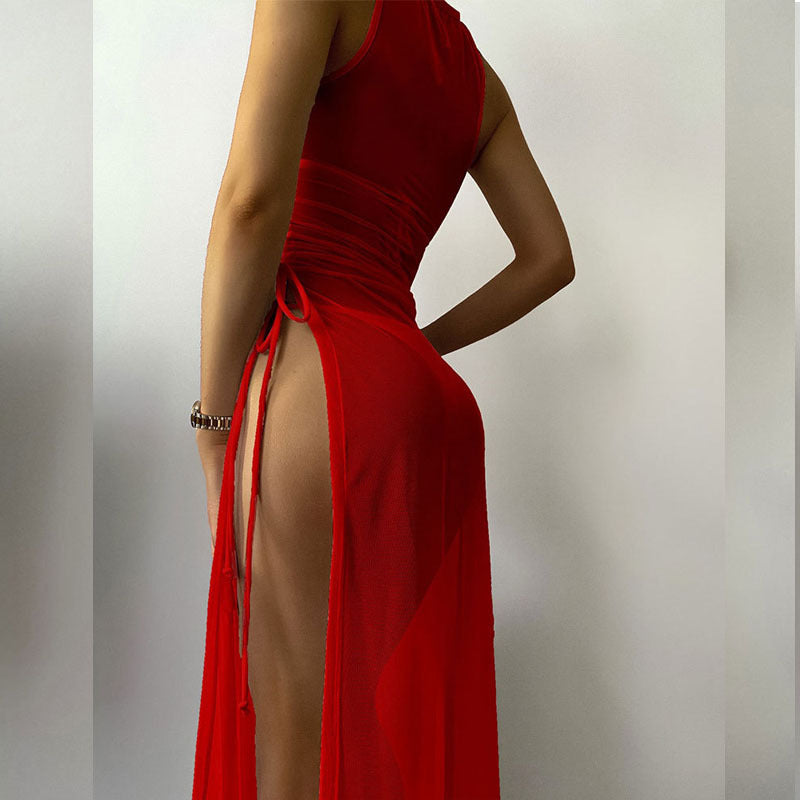 Damen Strandkleid mit raffinierten Schnürdetails Echo Archiv