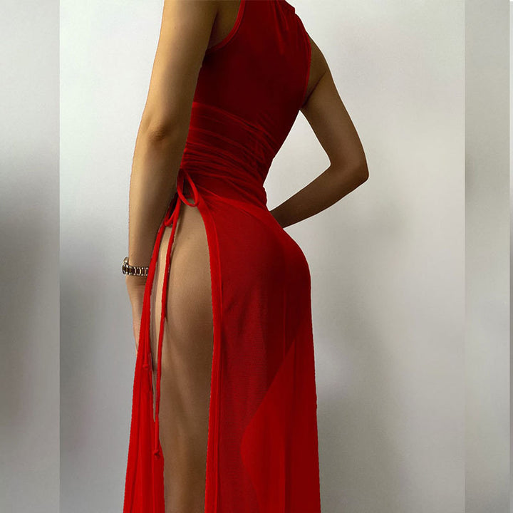 Damen Strandkleid mit raffinierten Schnürdetails Echo Archiv