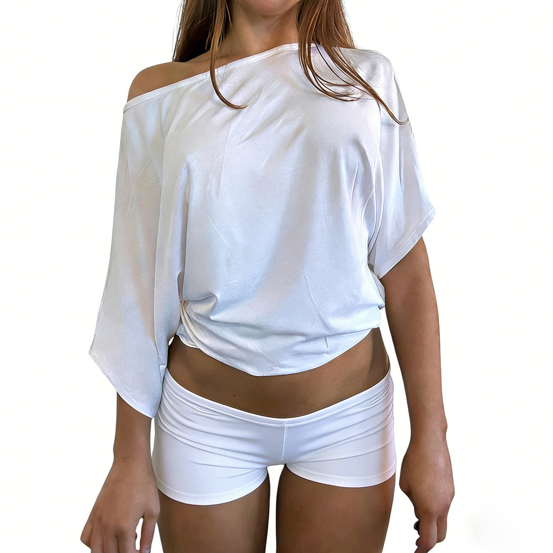 Damen Sportliches Oberteil und Shorts-Set Echo Archiv