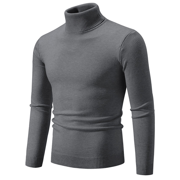 Herren nan Slim-Fit Rollkragenpullover aus Feinstrick mit geripptem Stehkragen und elastischem Bund Echo Archiv