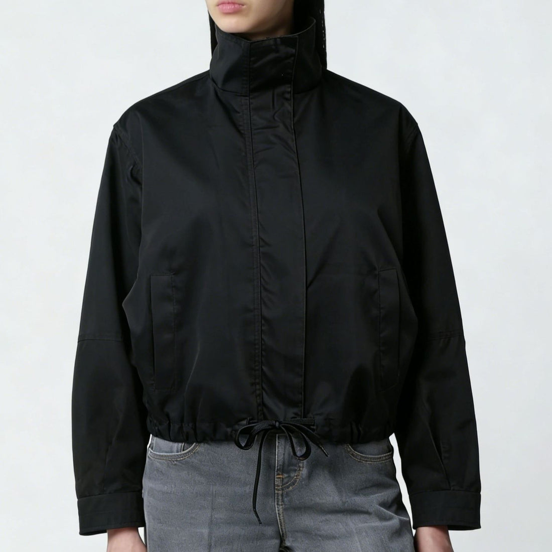 Damen Modische Jacke mit Stehkragen – Célinea