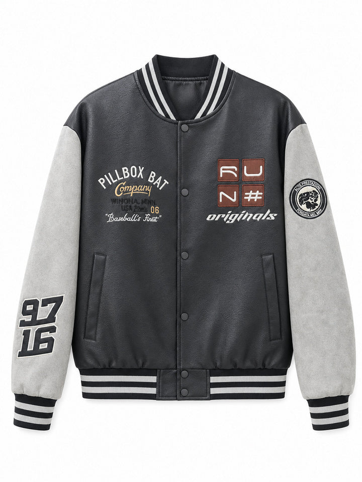 Herren Modische Baseballjacke Echo Archiv