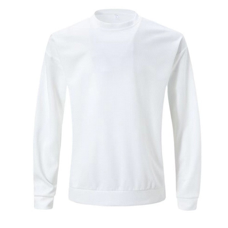 Herren lässiger Langarm-Pullover mit strukturiertem Design Echoarchiv