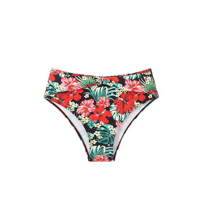 Damen Hochgeschnittener Bikini mit floralen Design Echo Archiv