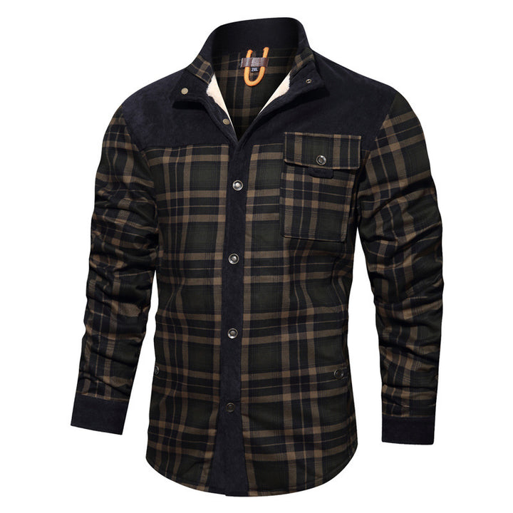 Herren Karierte Hemdjacke Echo Archiv