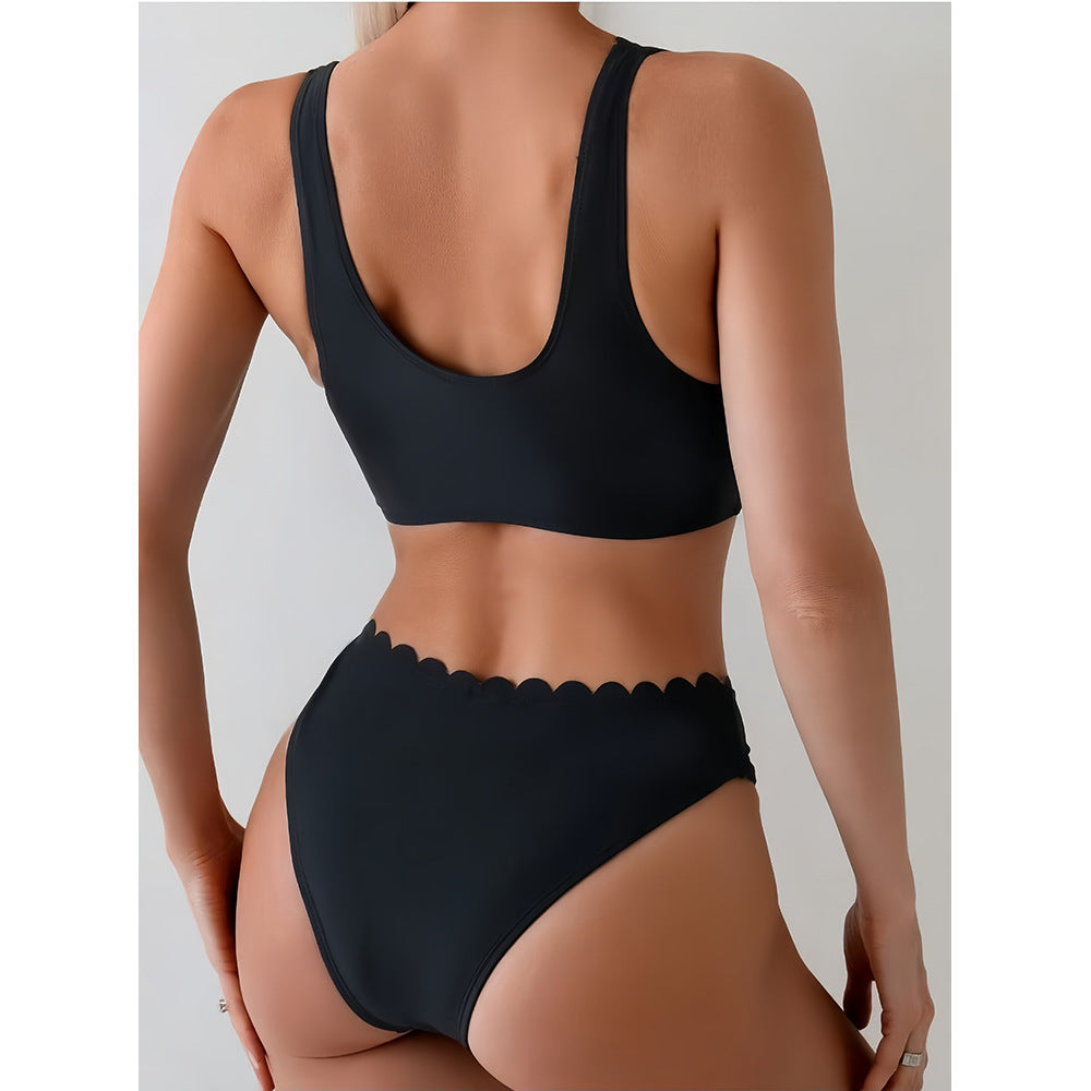 Damen Bikini mit dezentem Wellenmuster Echo Archiv
