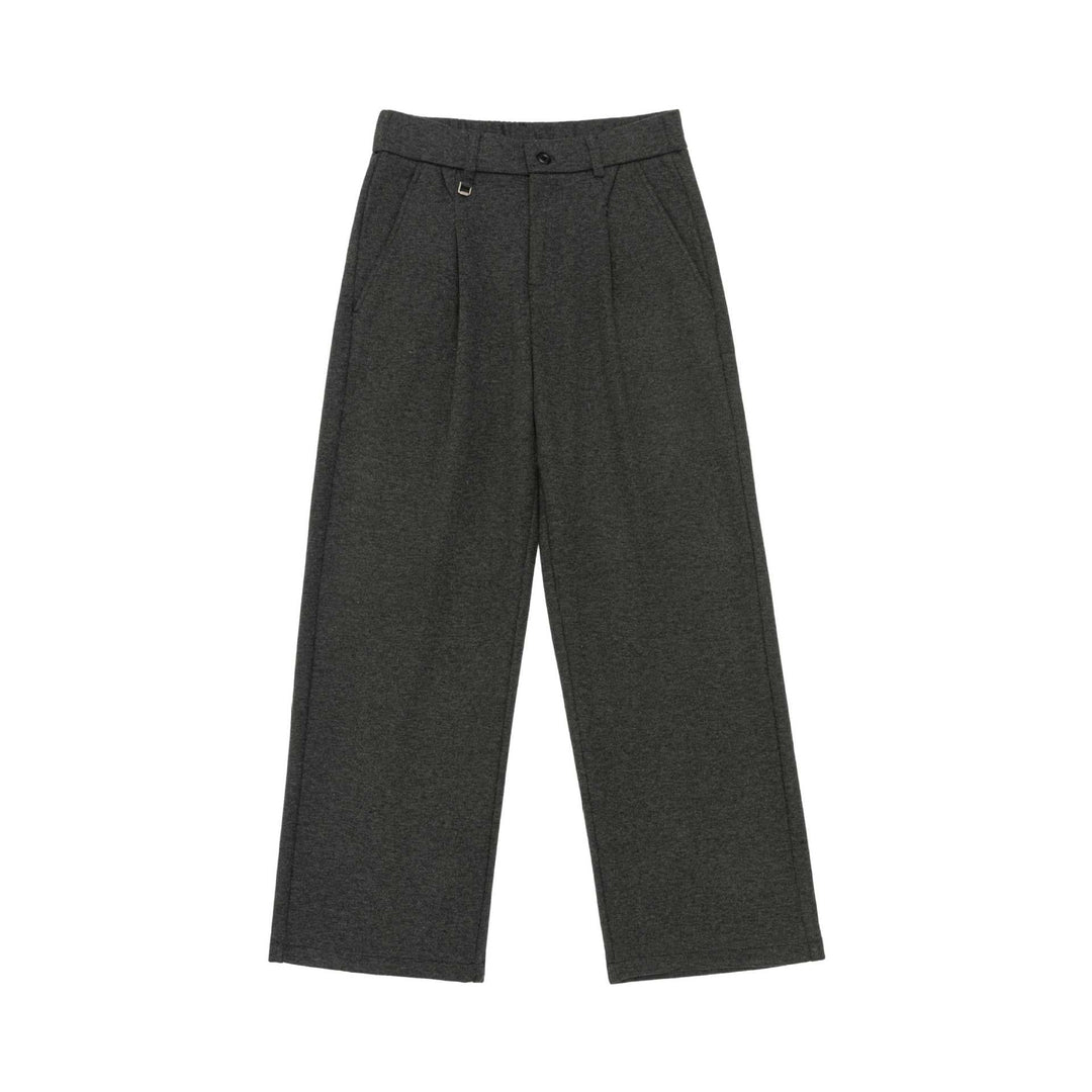 Damen Hochtaillierte Bundfalten-Jerseyhose mit weitem Bein Echoarchiv