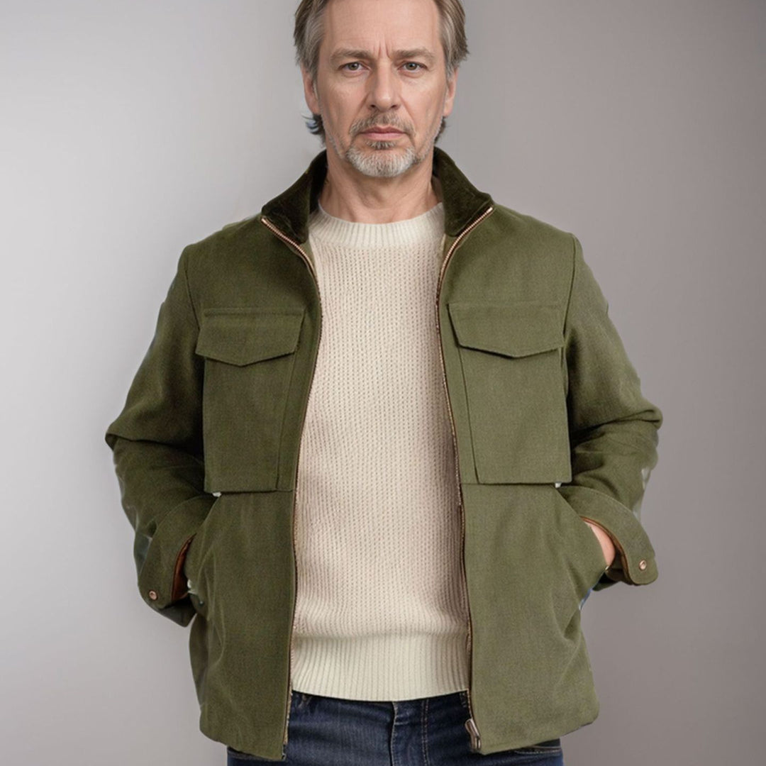 Herren stylische Funktionsjacke im modernen Design mit großzügigen Taschen Echoarchiv