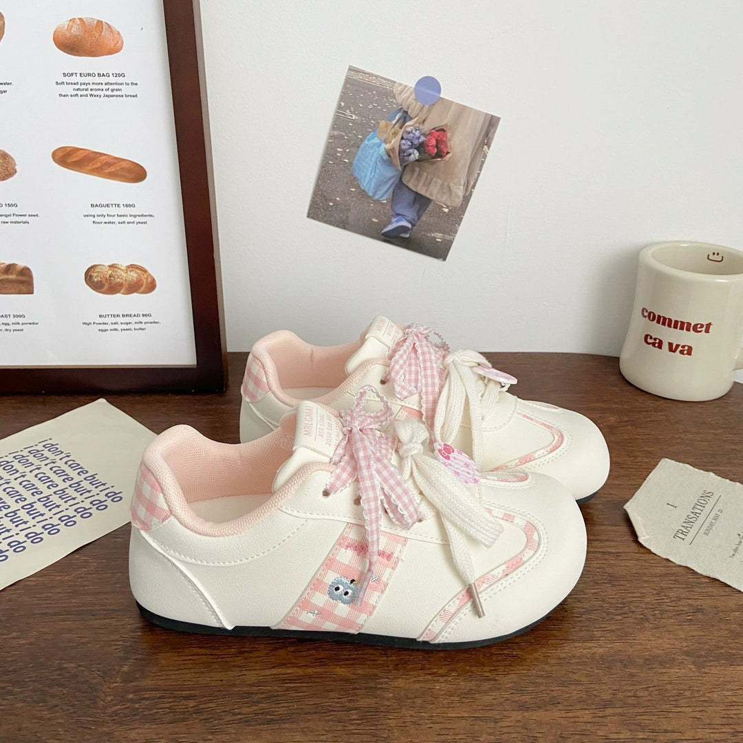 Damen Verspielte Sneakers mit dekorativen Schleifen und tierischen Applikationen Echo Archiv