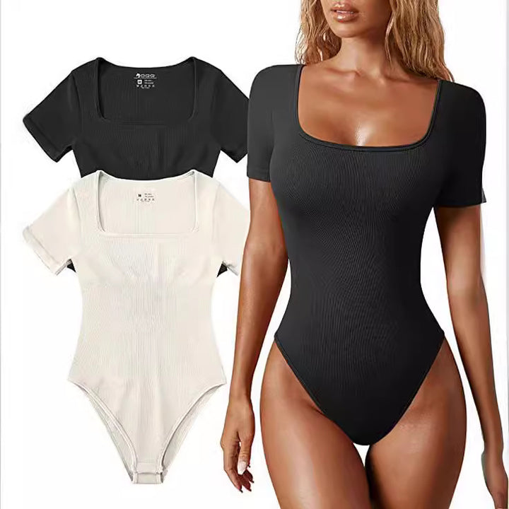 Damen Figurbetonender Body mit weitem Ausschnitt Echo Archiv