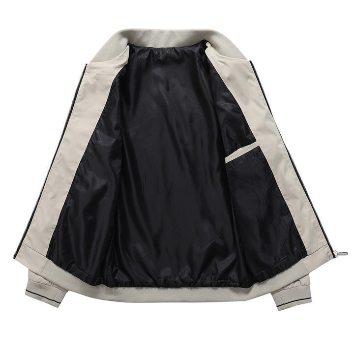 Herren modische Bomberjacke mit sportlichem Design und elastischen Bündchen Echoarchiv