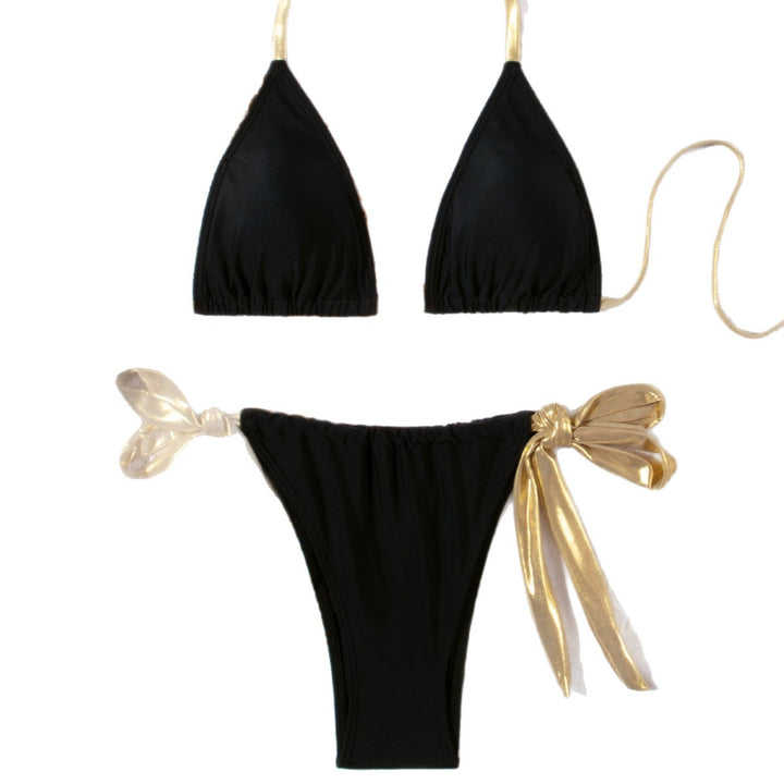 Damen Triangel-Bikini mit glamourösen Banddetails Echo Archiv