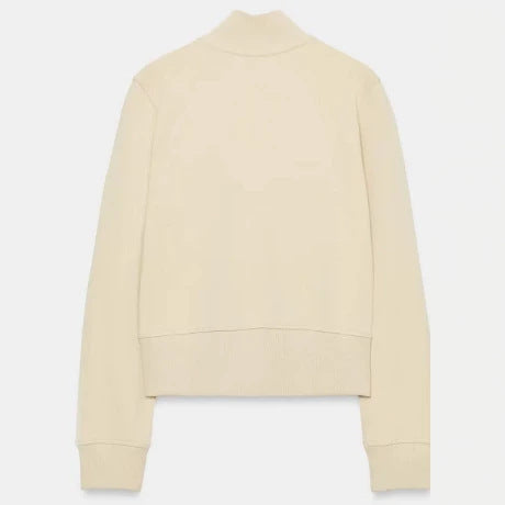 Damen Cropped‑Sweatjacke mit Stehkragen und dekorativem Kordelbesatz Echo Archiv